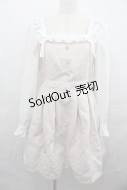 画像1: LIZ LISA / 刺繍スカラップワンピース  ピンクＸ白 I-25-08-13-043-LO-OP-HD-ZI