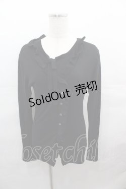 画像1: INGEBORG / シルクアンサンブル  ニット黒 I-25-08-15-052-LO-TO-HD-ZS