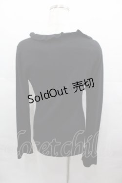 画像2: INGEBORG / シルクアンサンブル  ニット黒 I-25-08-15-052-LO-TO-HD-ZS