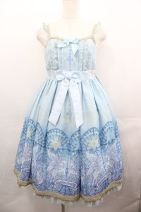 Angelic Pretty / Luminous Sanctuaryジャンパースカートセット  サックス I-25-08-15-065-AP-OP-HD-ZI