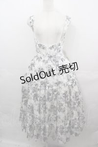 Victorian maiden / アンティークロココブーケエプロンドレス  モノトーン I-25-08-15-071-CL-OP-HD-ZI