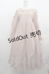 Maria pipi / コットンフラットレースドレス  ピンク I-25-08-15-076-EL-OP-HD-ZI