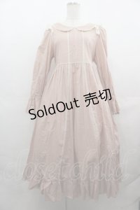 Maria pipi / コットンフラットレースドレス  ピンク I-25-08-15-076-EL-OP-HD-ZI