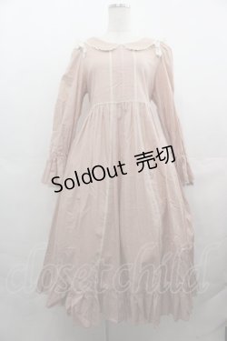 画像1: Maria pipi / コットンフラットレースドレス  ピンク I-25-08-15-076-EL-OP-HD-ZI