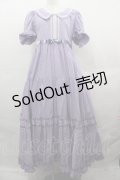Maria pipi / セーラーカラーチェックレースドレス  ラベンダーＸ白 I-25-08-15-078-EL-OP-HD-ZI