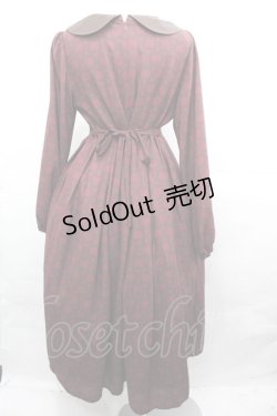 画像2: Maison de FLEUR / 女王/ワンピース  ボルドーＸブラウン I-25-08-15-079-LO-OP-HD-ZI