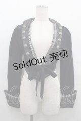 OZZ ANGELO / ナポレオンジャケット  黒 I-25-08-15-009-OO-JA-HD-ZI