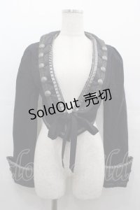 OZZ ANGELO / ナポレオンジャケット  黒 I-25-08-15-009-OO-JA-HD-ZI