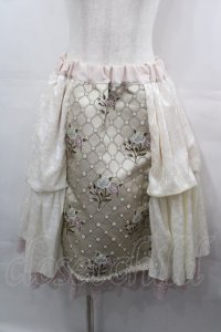 MR corset / アンティークドールスカート  ピンクＸアイボリー I-25-08-15-112-PU-SK-HD-ZI
