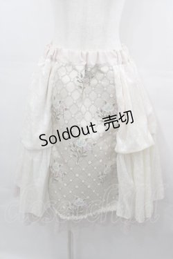 画像1: MR corset / アンティークドールスカート  ピンクＸアイボリー I-25-08-15-112-PU-SK-HD-ZI
