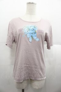 PINK HOUSE / ブルースターブーケプリント半袖カットソー 4(L) ピンク I-25-08-18-049-LO-TO-HD-ZI