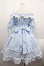 画像2: BABY,THE STARS SHINE BRIGHT / Petit fraisierワンピース  サックス I-25-08-18-053-BA-OP-HD-ZI (2)