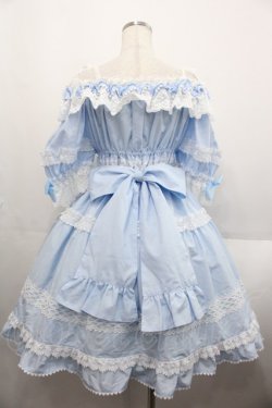 画像2: BABY,THE STARS SHINE BRIGHT / Petit fraisierワンピース  サックス I-25-08-18-053-BA-OP-HD-ZI
