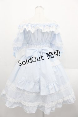 画像2: BABY,THE STARS SHINE BRIGHT / Petit fraisierワンピース  サックス I-25-08-18-053-BA-OP-HD-ZI