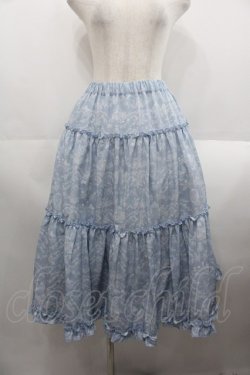 画像1: m petit by misako / NINA'S RVパニエスカート M サックス I-25-08-18-080-LO-SK-HD-ZI