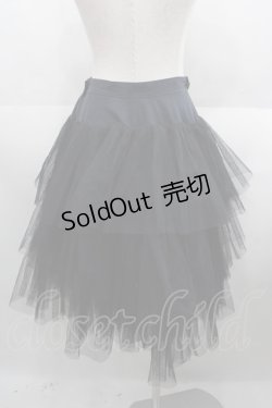 画像2: alice auaa / ハードチュールパニエ 2 黒 I-25-08-18-087-AA-SK-HD-ZI