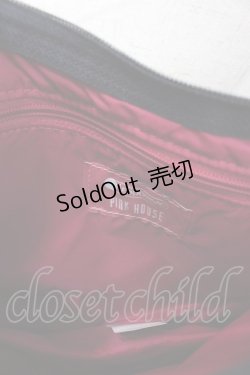 画像3: PINK HOUSE / CLASSIC HOBOPHワッペンパーティバッグ  ネイビー I-25-08-18-103-LO-BG-HD-ZI