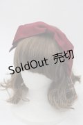 axes femme kawaii / 斜めリボンカチューシャ  ボルドー I-25-08-18-107-AX-AC-HD-ZI