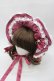 画像1: BABY,THE STARS SHINE BRIGHT / Rose Lace Rococoボンネット  プラム I-25-08-18-112-BA-AC-HD-ZI (1)