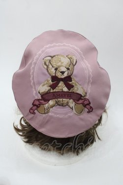 画像2: Amavel / Handmade Teddy Bearベレー  ピンク I-25-08-18-114-CA-AC-HD-ZI