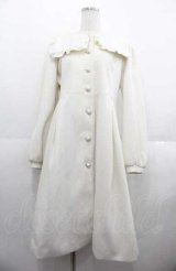 axes femme POETIQUE / スクエアカラーコート M アイボリー I-25-08-22-048-AX-CO-HD-ZI