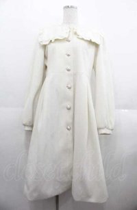axes femme POETIQUE / スクエアカラーコート M アイボリー I-25-08-22-048-AX-CO-HD-ZI
