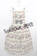 Emily Temple cute / いちごゴブランキャミソールワンピース  クリーム I-25-08-22-067-ET-OP-HD-ZI
