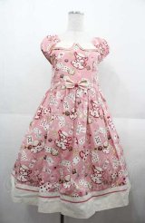 Shirley Temple / ティーカップワンピース 160CM ピンク I-25-08-22-071-ET-OP-HD-ZI