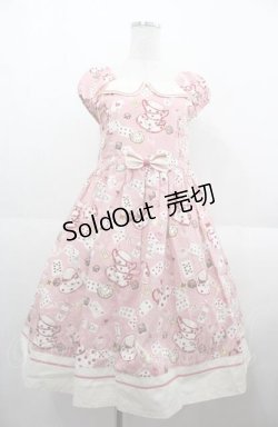 画像1: Shirley Temple / ティーカップワンピース 160CM ピンク I-25-08-22-071-ET-OP-HD-ZI