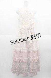 PINK HOUSE / 海外限定グラデーションチュールノースリーブワンピース  ピンク I-25-08-22-080-LO-OP-HD-ZI