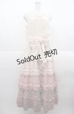 画像1: PINK HOUSE / 海外限定グラデーションチュールノースリーブワンピース  ピンク I-25-08-22-080-LO-OP-HD-ZI