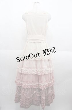 画像2: PINK HOUSE / 海外限定グラデーションチュールノースリーブワンピース  ピンク I-25-08-22-080-LO-OP-HD-ZI