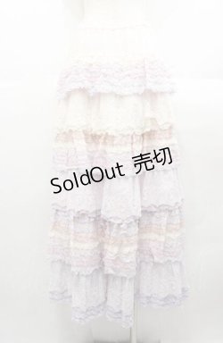 画像2: PINK HOUSE / あじさいグラデーションフリルスカート  ピンク I-25-08-22-099-LO-SK-HD-ZI