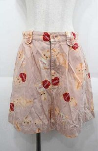 PINK HOUSE / キューピーハート総柄ショートパンツ  ピンク I-25-08-22-107-LO-PA-HD-ZI