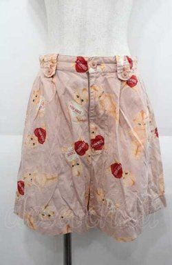 画像1: PINK HOUSE / キューピーハート総柄ショートパンツ  ピンク I-25-08-22-107-LO-PA-HD-ZI