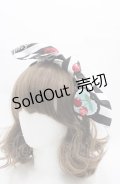 Angelic Pretty / Cherry Stampカチューシャ  黒 I-25-08-22-118-AP-AC-HD-ZI