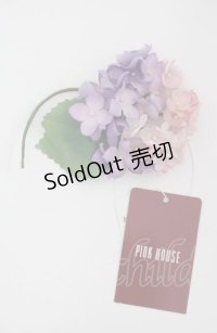 PINK HOUSE / あじさいコサージュ  ピンクＸパープル I-25-08-22-122-LO-AC-HD-ZI