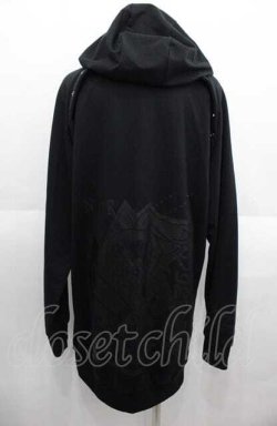 画像2: NieR Clothing / 刺繍パーカー  黒 I-25-08-22-028-PU-TO-HD-ZI