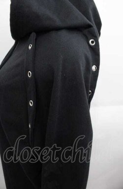 画像3: NieR Clothing / 刺繍パーカー  黒 I-25-08-22-028-PU-TO-HD-ZI