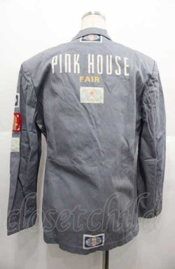 画像2: PINK HOUSE / キューピーワッペンジャケット  青Ｘ白 I-25-08-22-042-LO-JA-HD-ZI