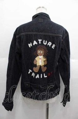 画像2: NATURE TRAIL / 後ろ刺繍デニムジャケット L 黒デニム I-25-08-22-043-LO-JA-HD-ZI