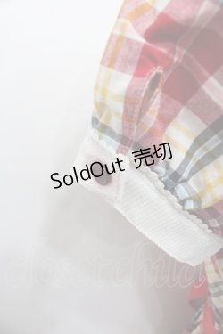 画像3: Beth / マドラスチェックブラウスワンピース  レッド I-25-08-25-040-CL-OP-HD-ZT339