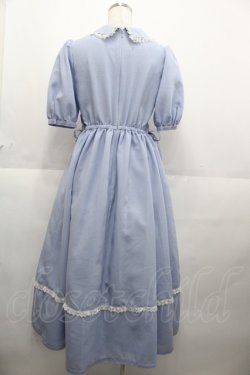 画像2: Melody BasKet / ダブルリボンワンピース  サックス I-25-08-25-042-LO-OP-HD-ZI