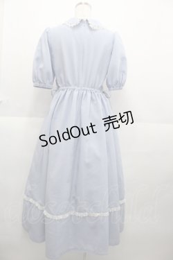 画像2: Melody BasKet / ダブルリボンワンピース  サックス I-25-08-25-042-LO-OP-HD-ZI