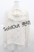 axes femme kawaii / 3wayジャボ付きブラウス M 生成り I-25-08-25-006-AX-BL-HD-ZI