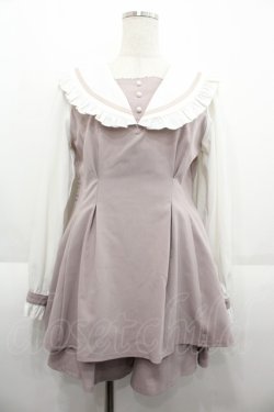 画像1: Rojita / セーラーカラーセットアップ  ピンクＸ白 I-25-08-25-058-LO-OP-HD-ZI