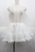 Angelic Pretty / ショートオーガンジーパニエ  白 I-25-08-25-066-AP-SK-HD-ZI