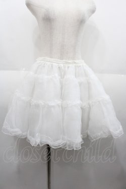 画像1: Angelic Pretty / オーガンジーパニエ  白 I-25-08-25-068-AP-SK-HD-ZI