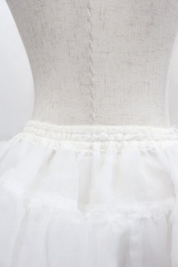 画像3: Angelic Pretty / オーガンジーパニエ  白 I-25-08-25-068-AP-SK-HD-ZI