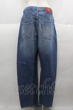 画像2: HYSTERIC GLAMOUR /ULL SNAKE テーパードデニムパンツ 28inch ブルー I-25-08-25-095-PU-PA-HD-ZI
